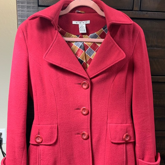 CaBi by Carol Anderson Red Jacket 🧥 on sale - Picture 1 of 7